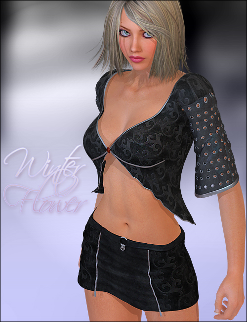 Winter Flower for Victoria 4 by: 4blueyes, 3D Models by Daz 3D