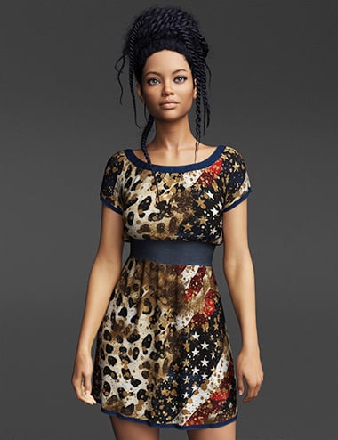 A97 dForce Lilah Dress for Genesis 9 | Daz 3D