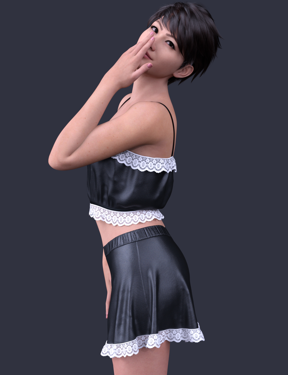 dForce Satin Sleep Set for Genesis 9