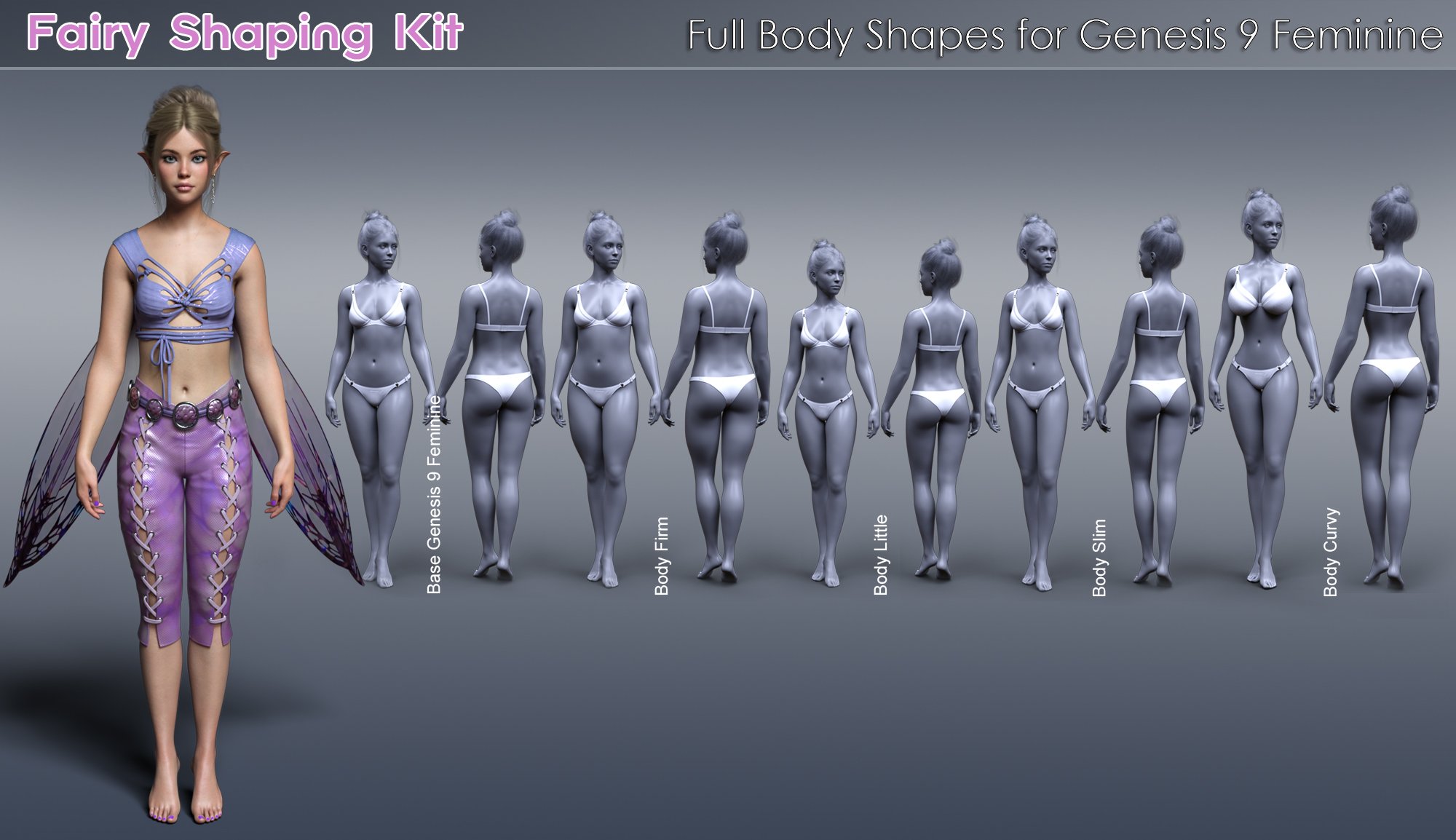 The Look Fairy Shaping Kit for Genesis 9 Feminine