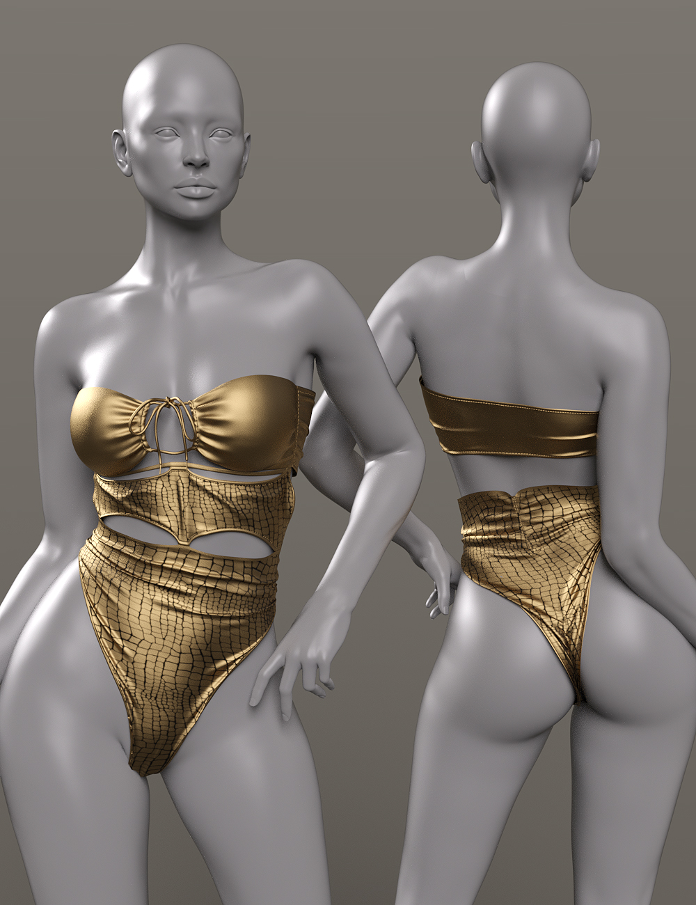 InStyle - SPR Hollow Out Swimsuit for Genesis 9, 8.1, and 8 Female Add-On