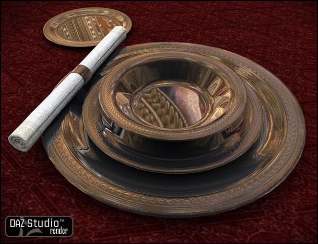 Grandeur Dinner Service Grandeur Dinner Service by: Jack Tomalin, 3D Models by Daz 3D