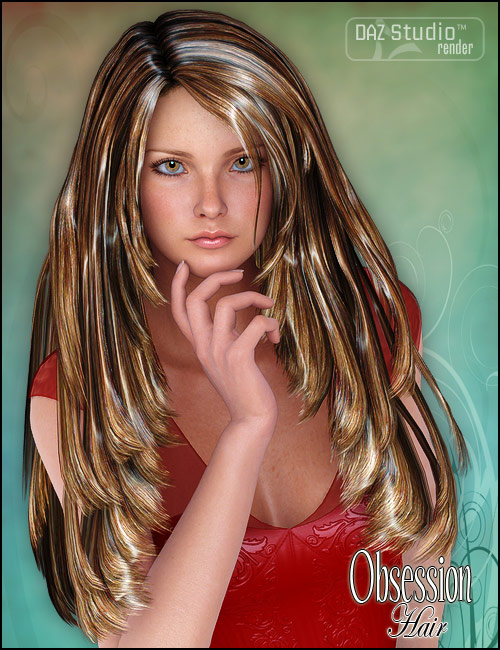 Obsession Hair Daz 3d 8859