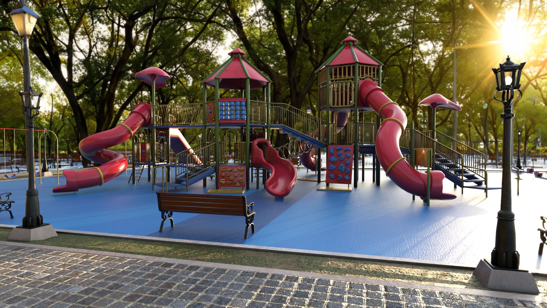 park-playground-daz-3d