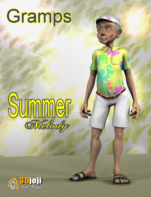Gramps Summer by: 3djoji, 3D Models by Daz 3D