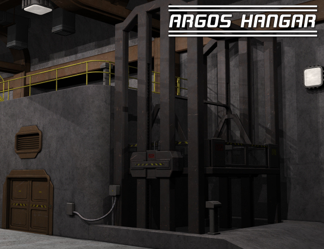 Argos Hangar by: Nightshift3D, 3D Models by Daz 3D
