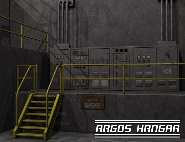 Argos Hangar Argos Hangar by: Nightshift3D, 3D Models by Daz 3D