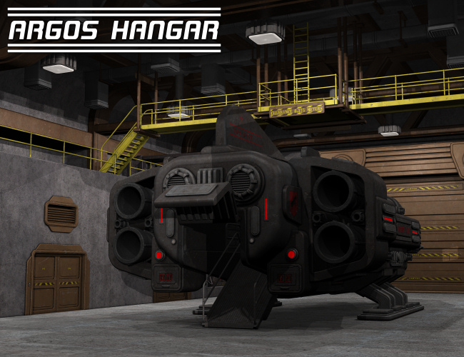 Argos Hangar Argos Hangar by: Nightshift3D, 3D Models by Daz 3D