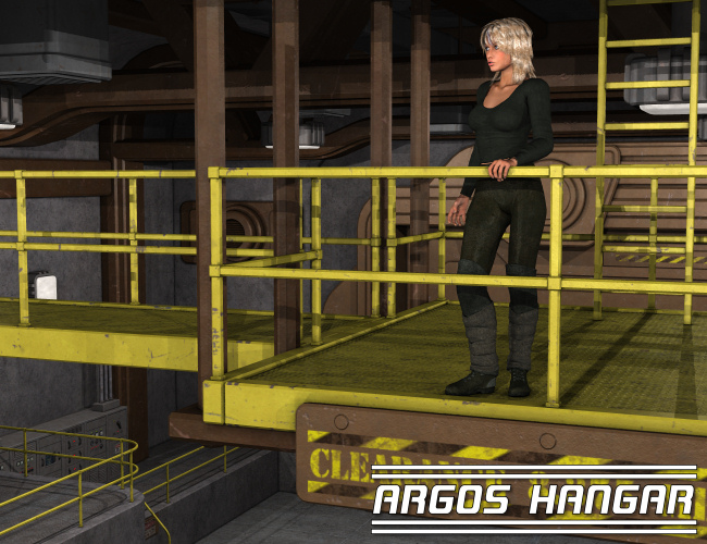 Argos Hangar by: Nightshift3D, 3D Models by Daz 3D