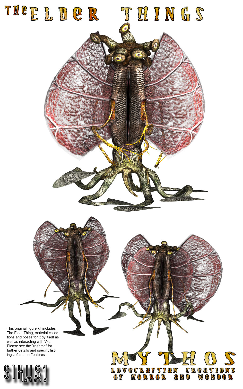 S1m Mythos Elder Things Daz 3d