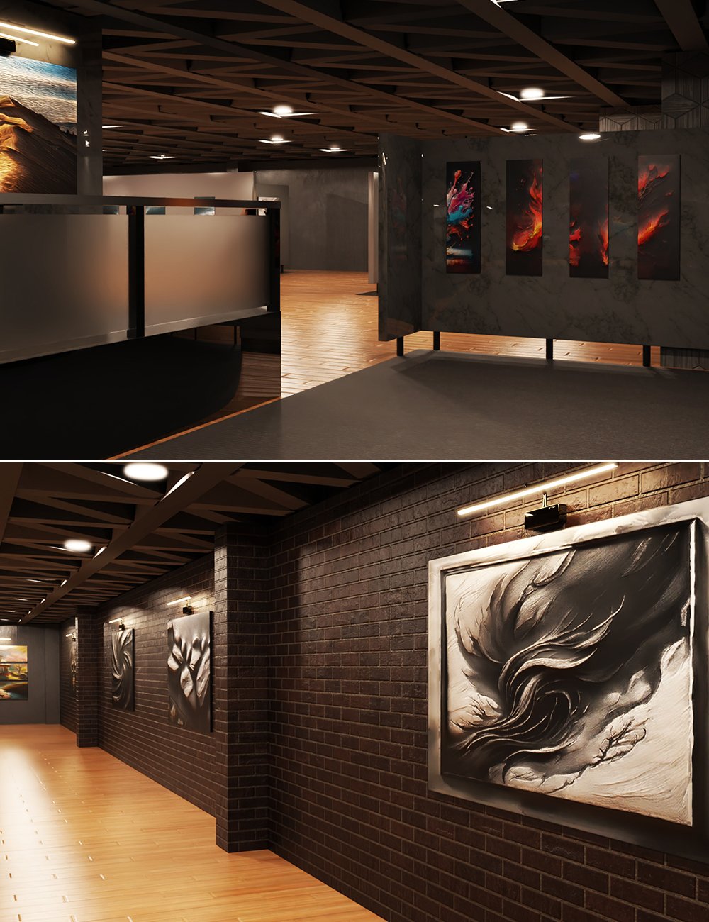 Mini Art Gallery | Daz 3D