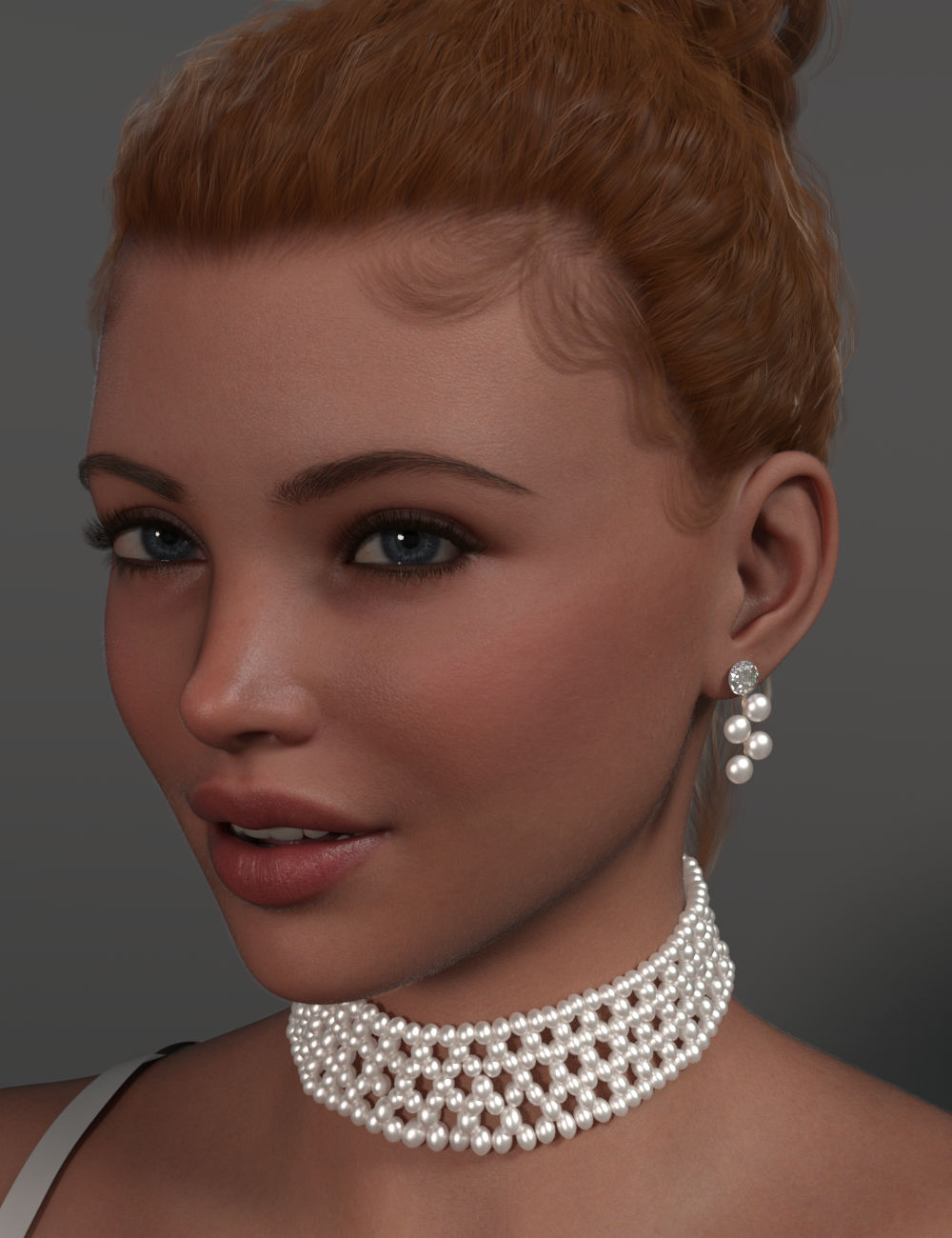 Exquisite Pearl Chokers and Necklaces for Genesis 9