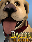 3D Universe's Bacon the Toon Dog by: 3D Universe, 3D Models by Daz 3D