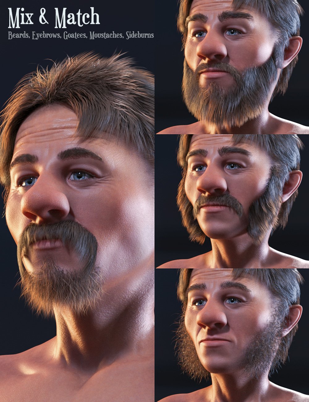 Barnabus Ragwort Facial Hair Collection