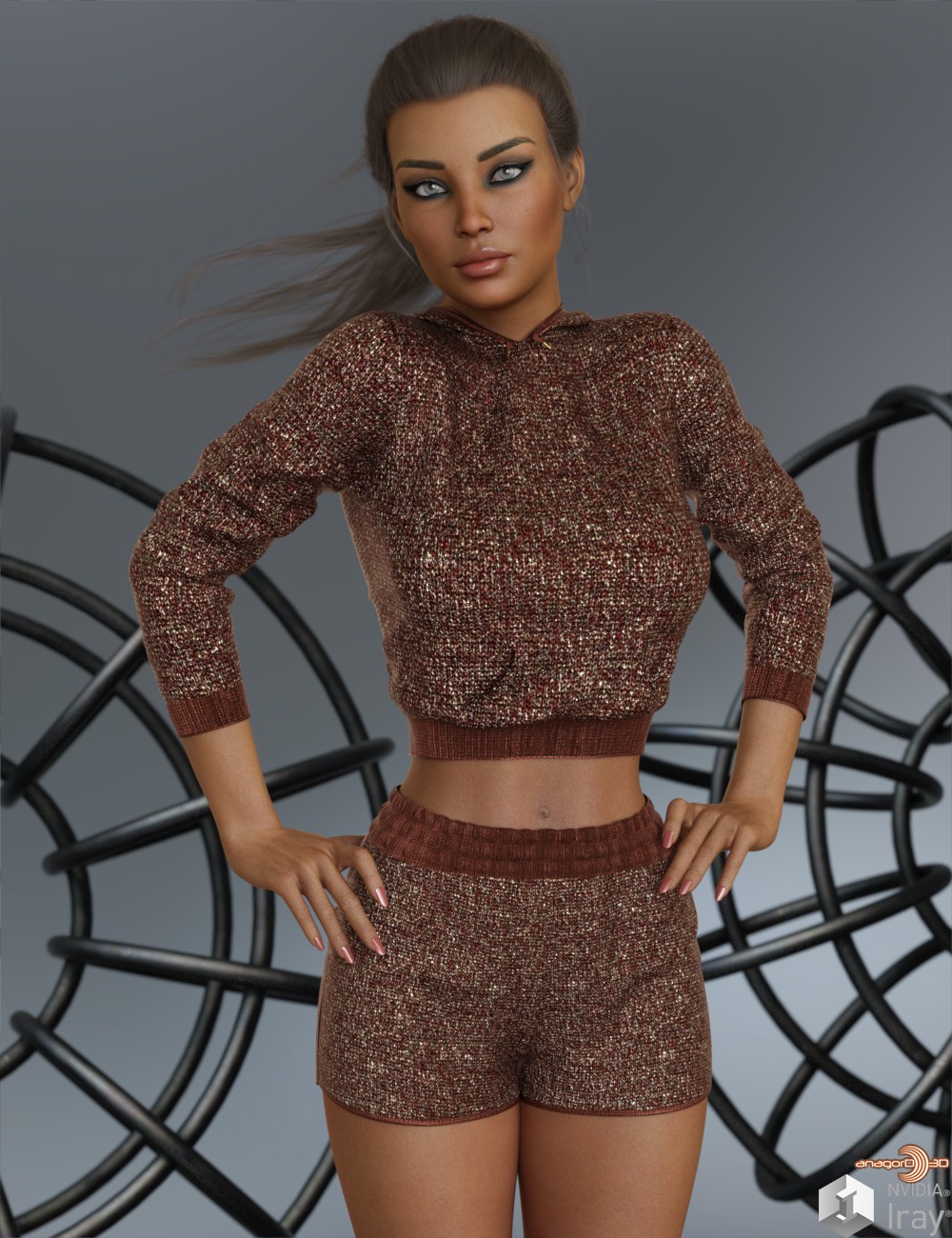 VERSUS - Weekend Fun Outfit Genesis 8 and 8.1F by: Anagord, 3D Models by Daz 3D