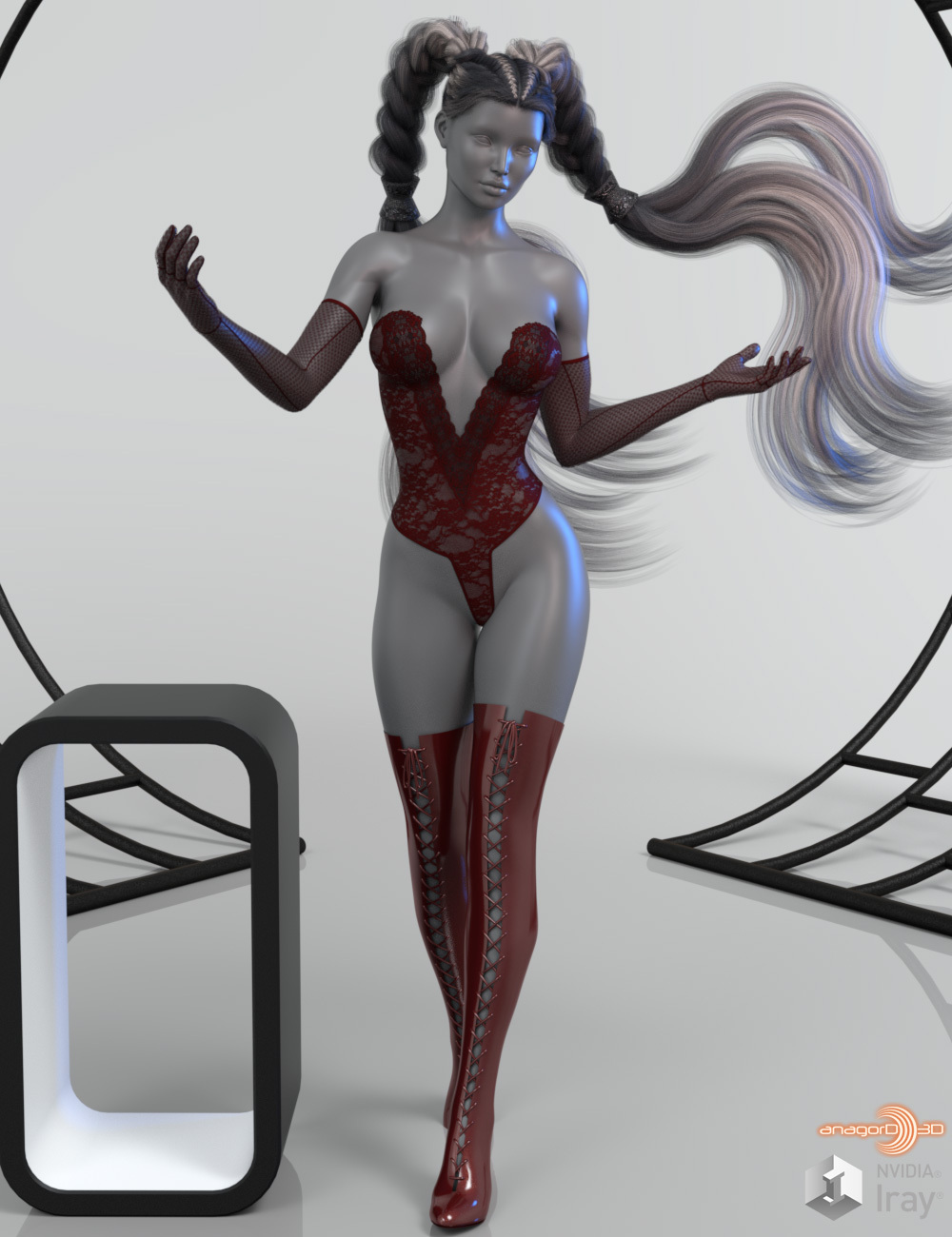 VERSUS - Street Queen of Gotanda for G8F by: Anagord, 3D Models by Daz 3D