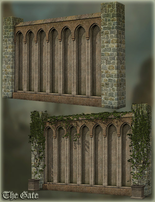 DM The Gate by: Daniemarforno, 3D Models by Daz 3D