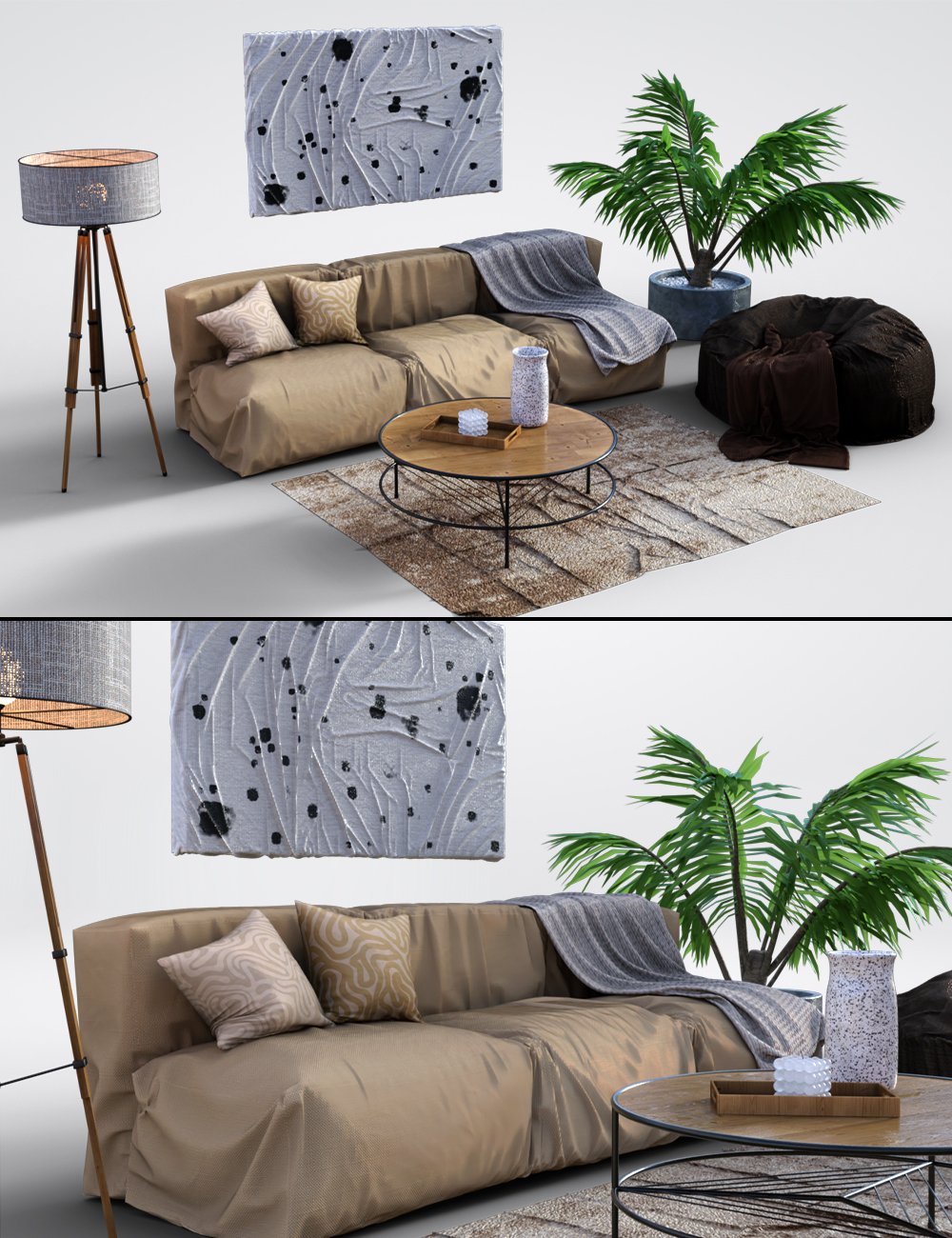 M8 Modern Loft Furniture Set 001 by: Modu8, 3D Models by Daz 3D