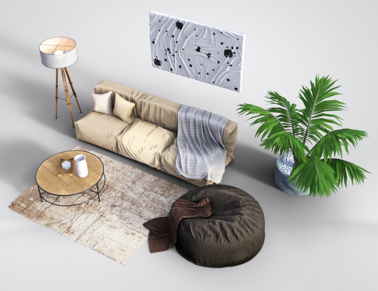 M8 Modern Loft Furniture Set 001