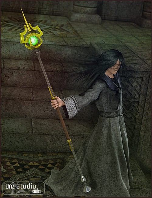 Wizardly Staves Wizardly Staves by: Valandar, 3D Models by Daz 3D