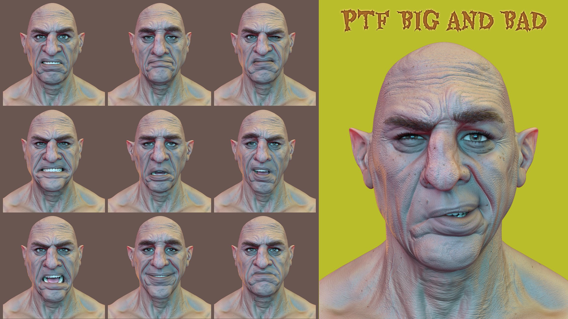 PTF Big and Bad Expressions for Anax