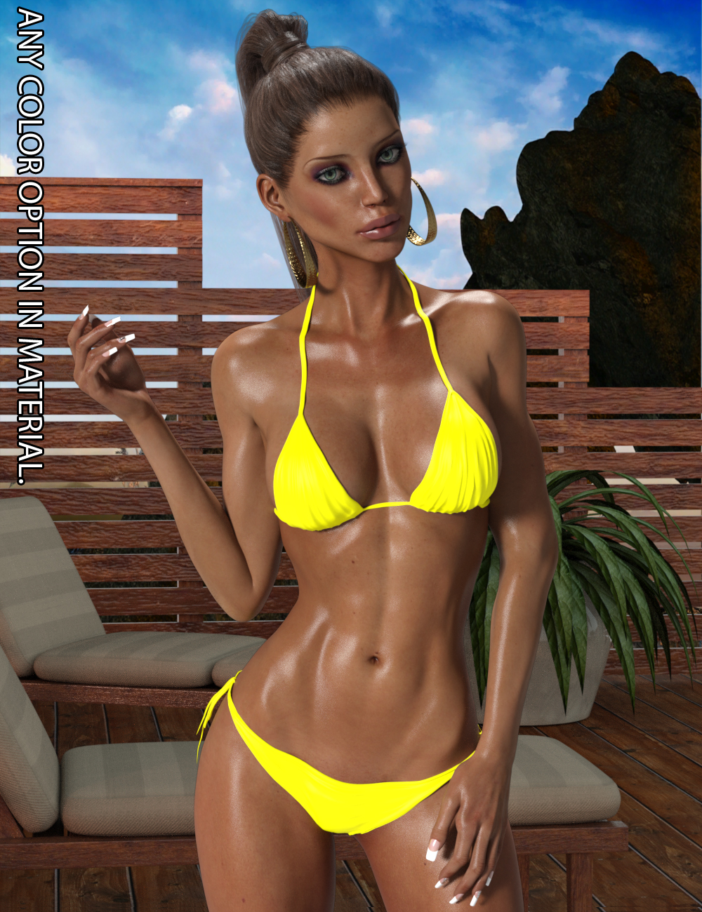 VERSUS - Hot Summer 2017 for G3 females by: Anagord, 3D Models by Daz 3D
