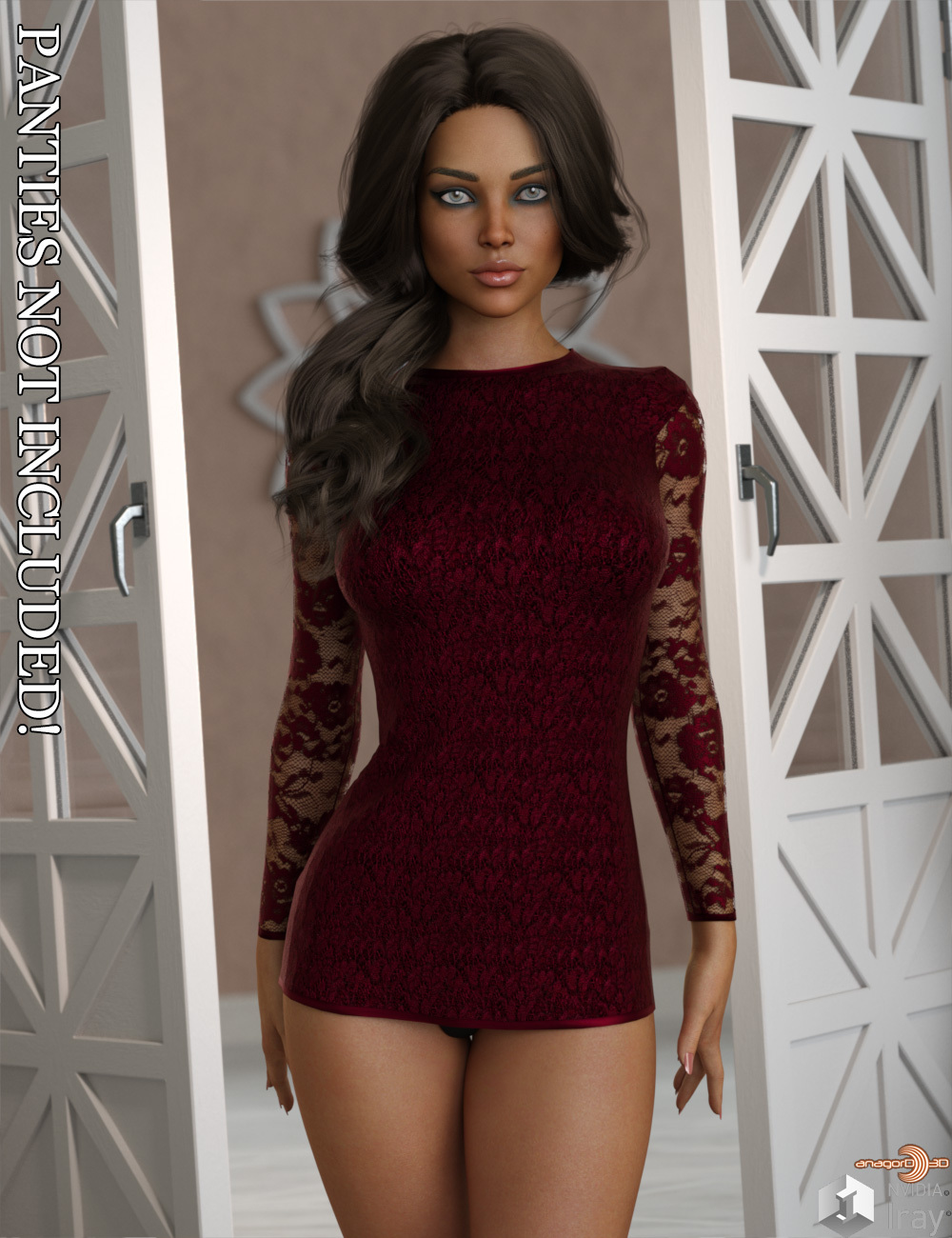 VERSUS - Exnem dForce Cocktail Dress A for Genesis 8 Female by: Anagord, 3D Models by Daz 3D