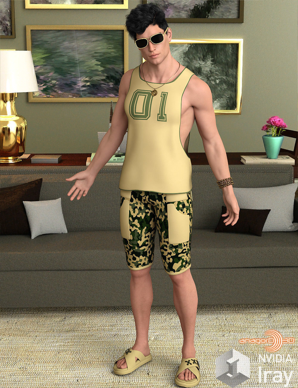 VERSUS - DZ G8M SummerTimeZ Set 1 by: Anagord, 3D Models by Daz 3D