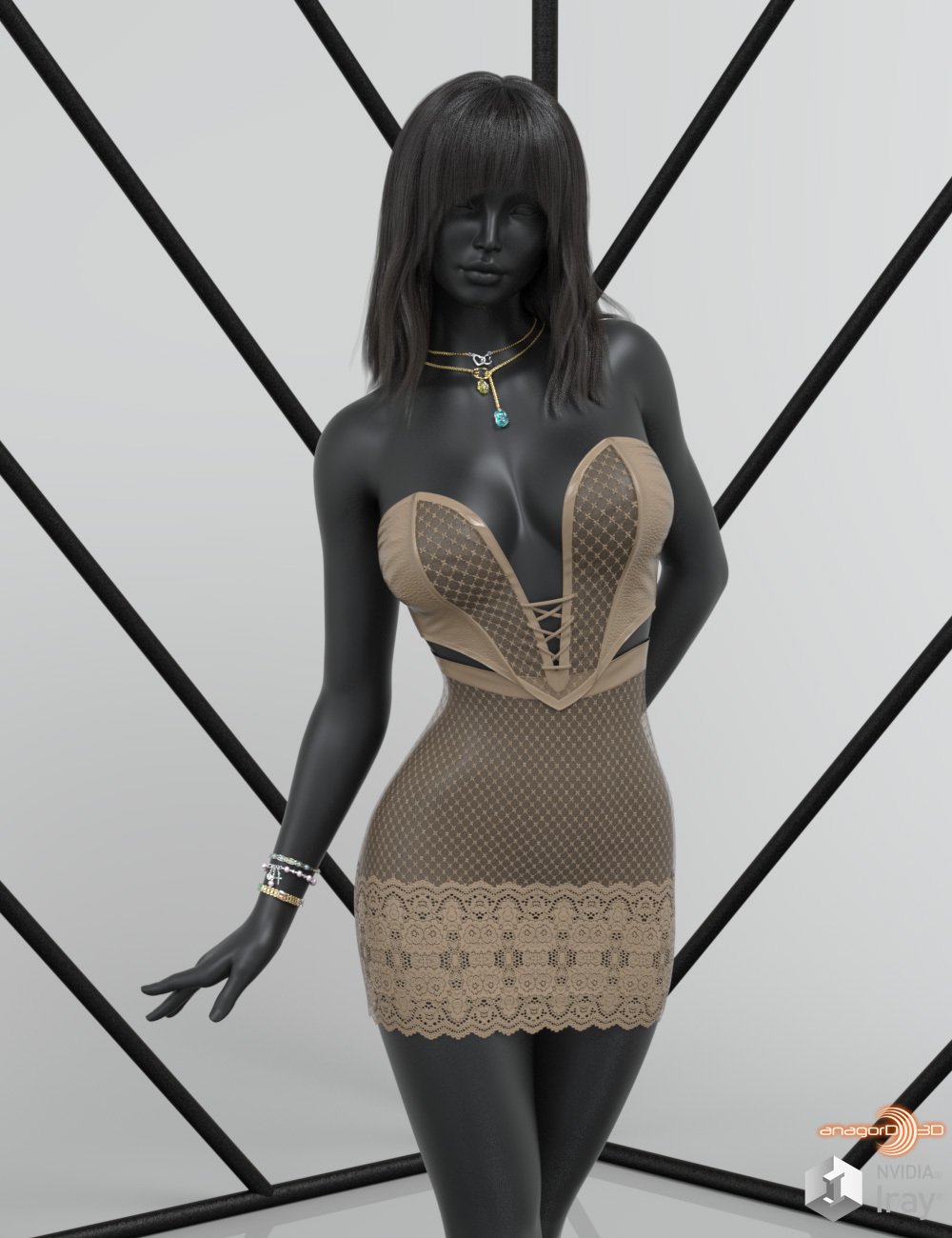 VERSUS - dForce Wonder Dress for Genesis 8 Females by: Anagord, 3D Models by Daz 3D