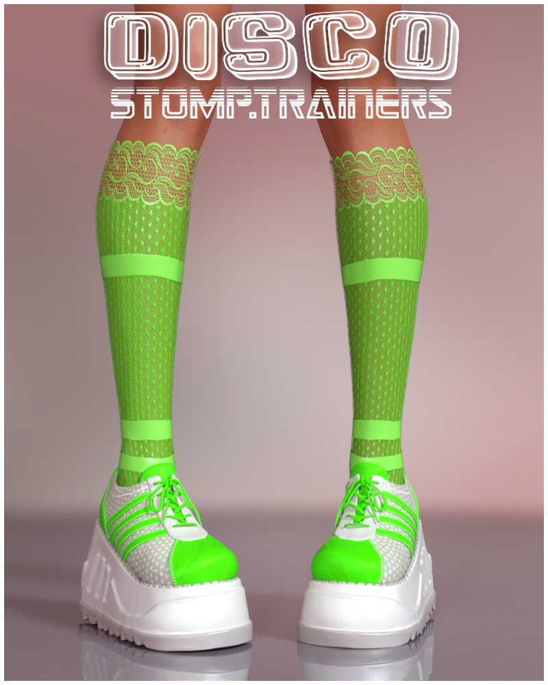 Disco Stomp Trainers G8F by: alexaana, 3D Models by Daz 3D