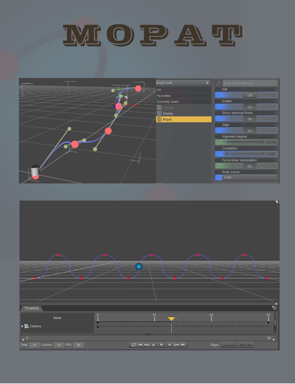 Mopat: Motion Path Animation for Windows by: Alvin Bemar, 3D Models by Daz 3D