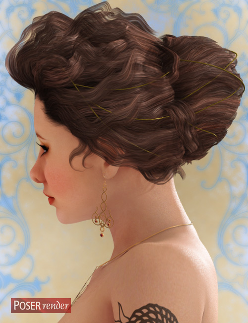 Aoife Hair by: AprilYSH, 3D Models by Daz 3D