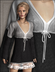Frangipani Dress Textures by: Sarsa, 3D Models by Daz 3D