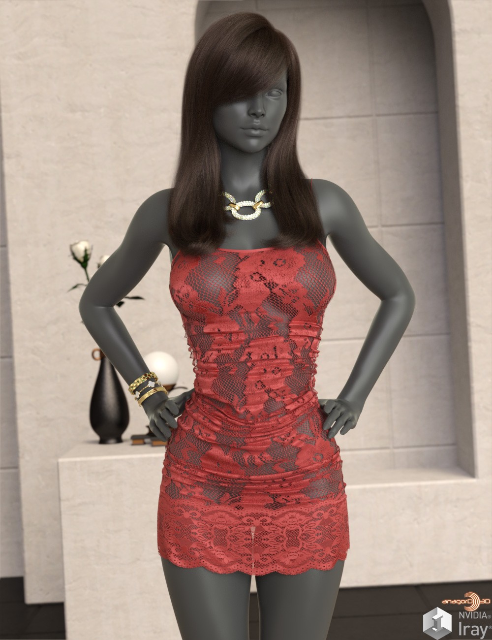 VERSUS - dForce Ruched Bodycon Dress for Genesis 8 & 8.1 Females and Genesis 9 F by: Anagord, 3D Models by Daz 3D