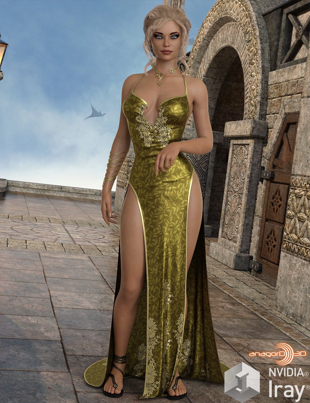 VERSUS - dForce Premiere Dress for Genesis 8 Females by: Anagord, 3D Models by Daz 3D