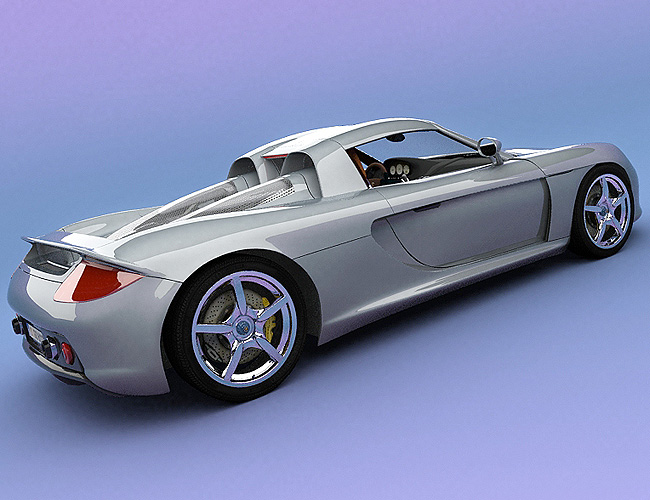 German GT Sports Car - 3DS Version by: Dreamscape-Creations, 3D Models by Daz 3D