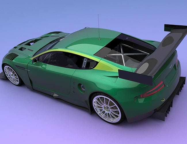 British 9 Race Car 3DS Version by: Dreamscape-Creations, 3D Models by Daz 3D