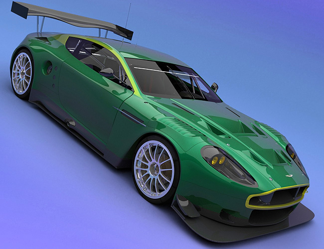 British 9 Race Car 3DS Version by: Dreamscape-Creations, 3D Models by Daz 3D