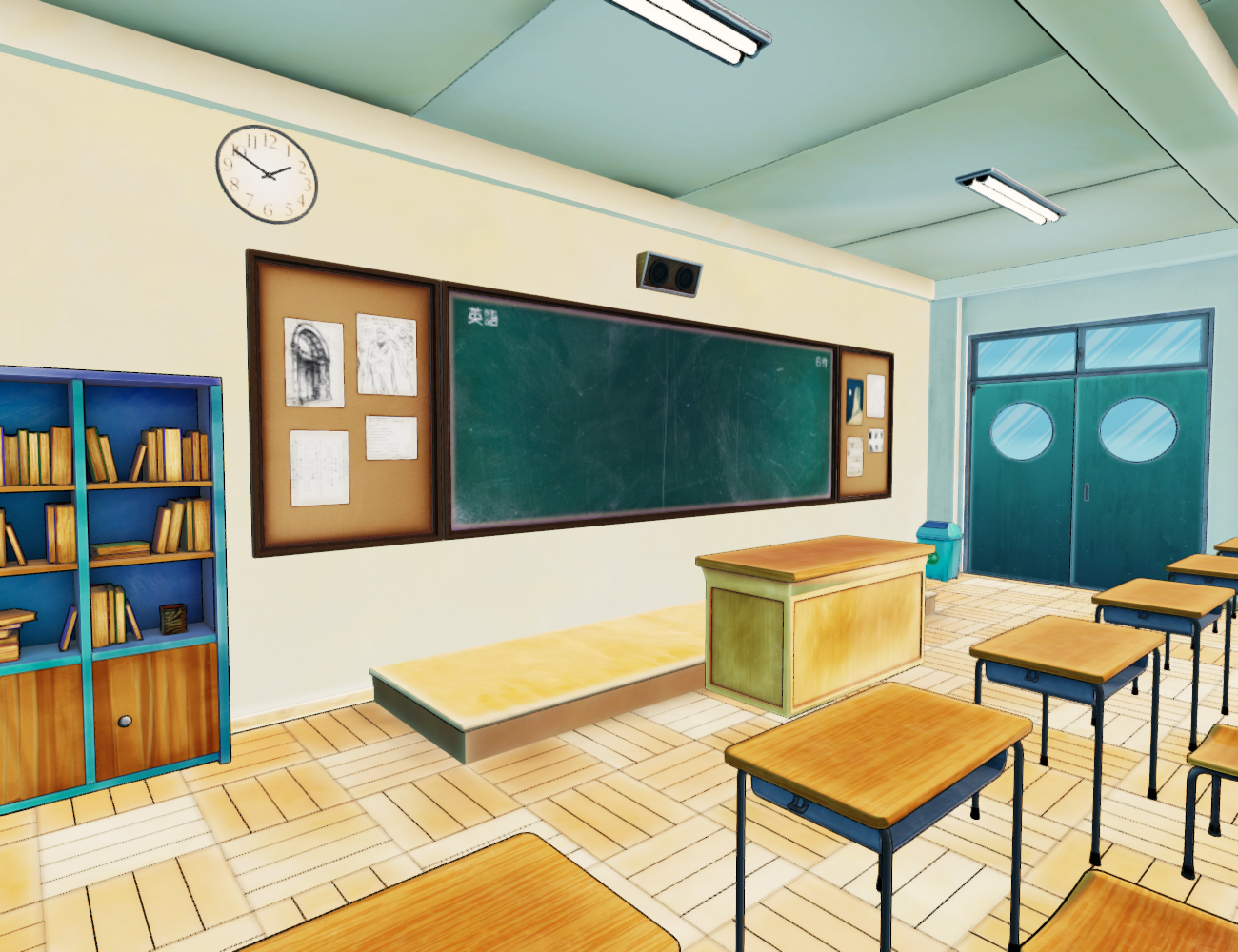 Xi Anime Classroom Daz 3d 