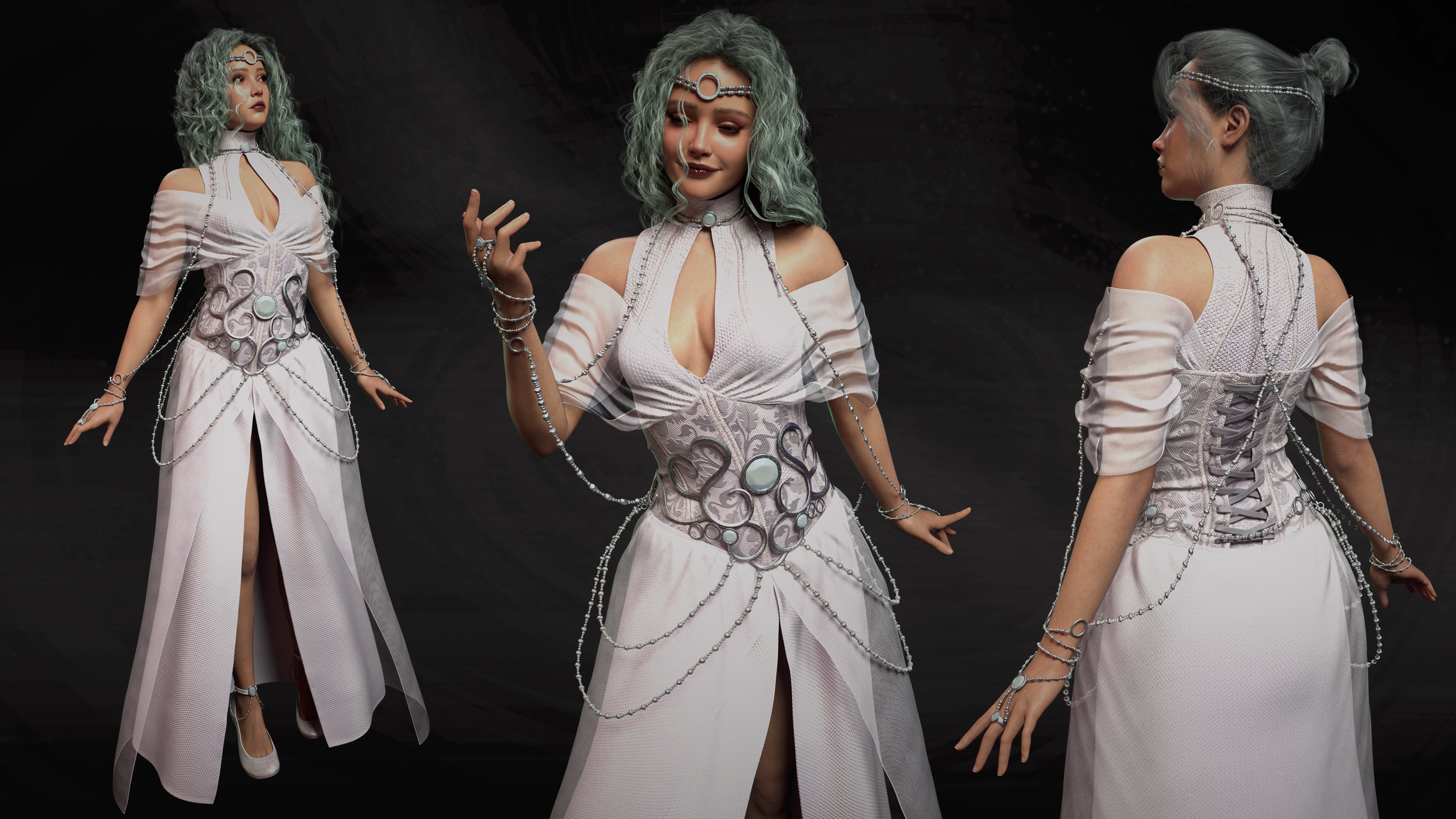 Fairy Queen HD Outfit for Genesis 9 | Daz 3D