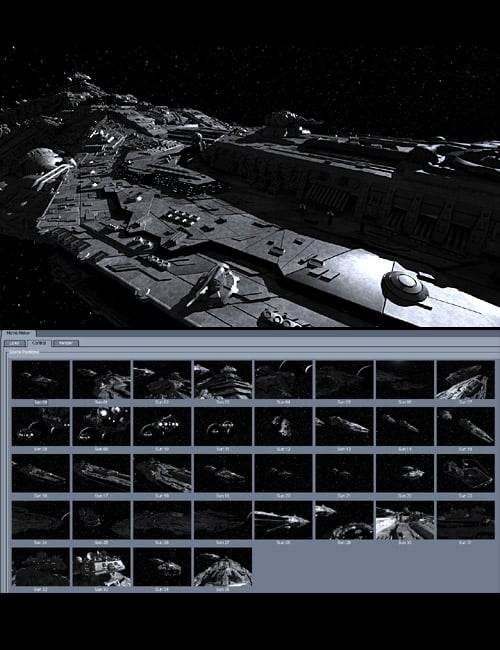 Movie Maker Space Battlecruisers Background Pack