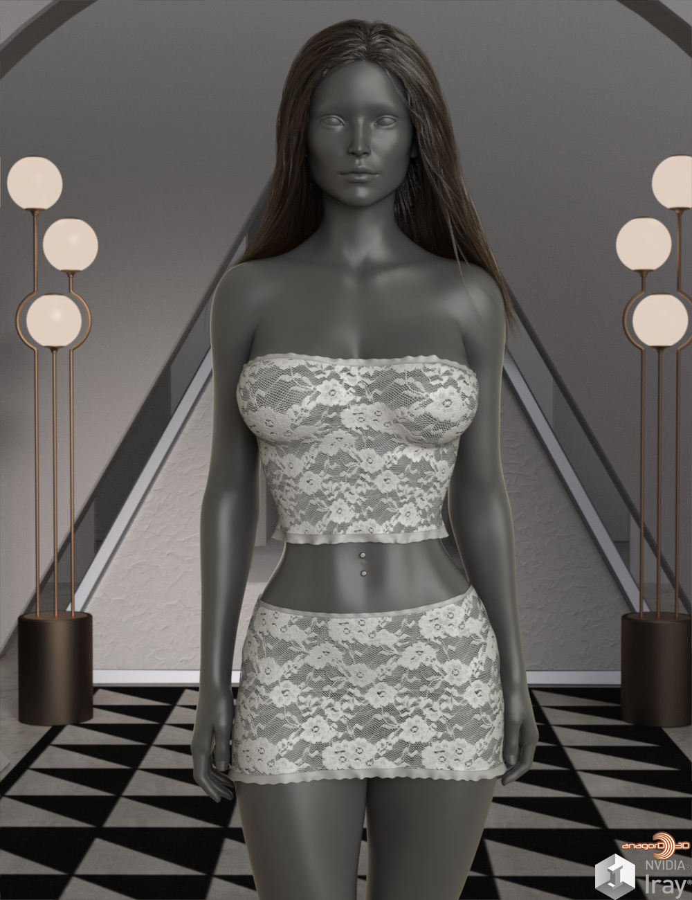 VERSUS - dforce Hobnobbing G8F_G8F.1 by: Anagord, 3D Models by Daz 3D