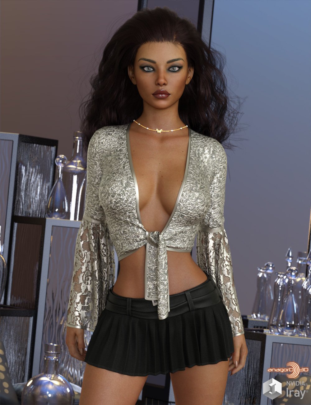 tied shirt outfit