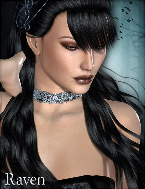 Raven Princess Of The Night by: Raiya, 3D Models by Daz 3D