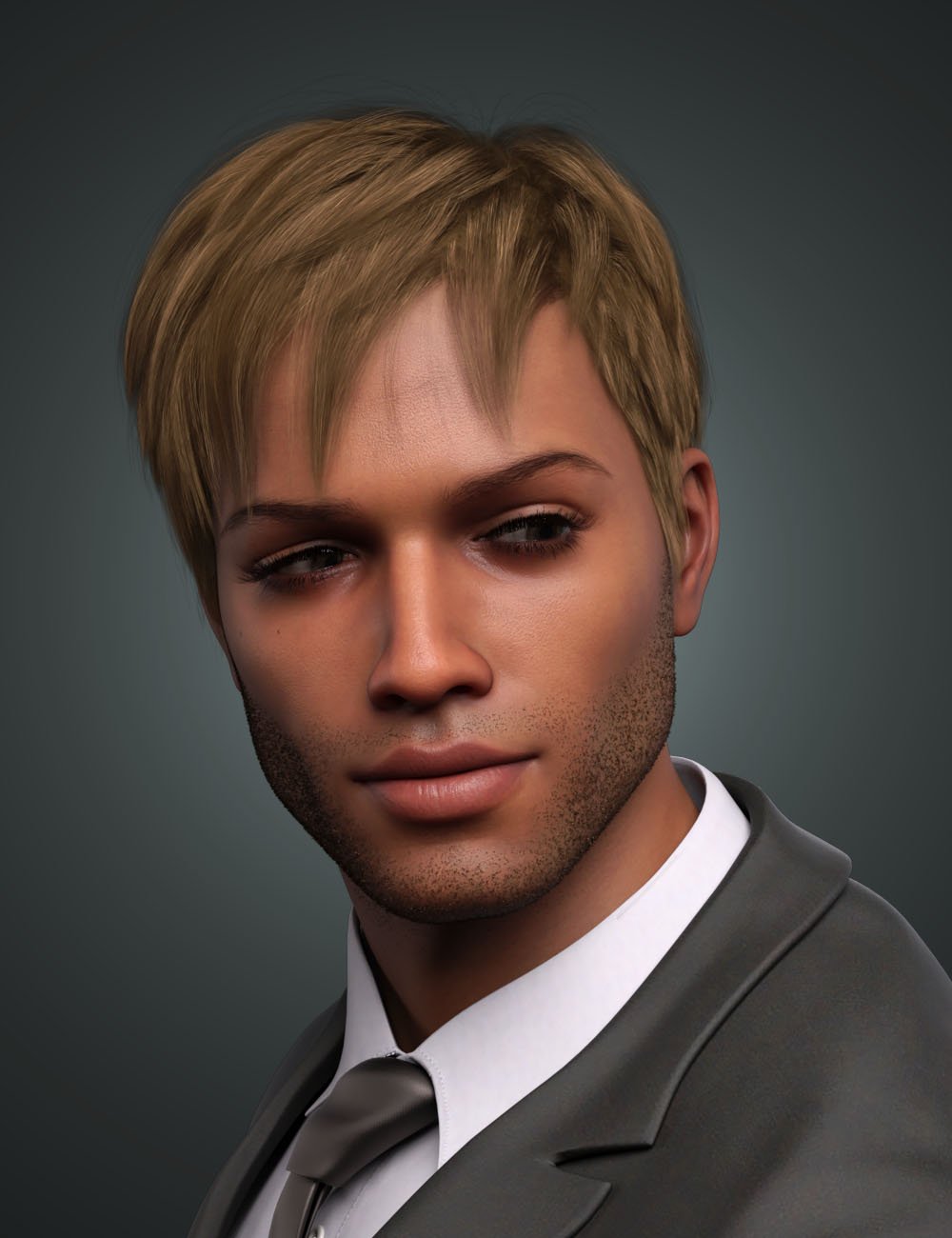 Layered Pixie Cut Hair for Genesis 9