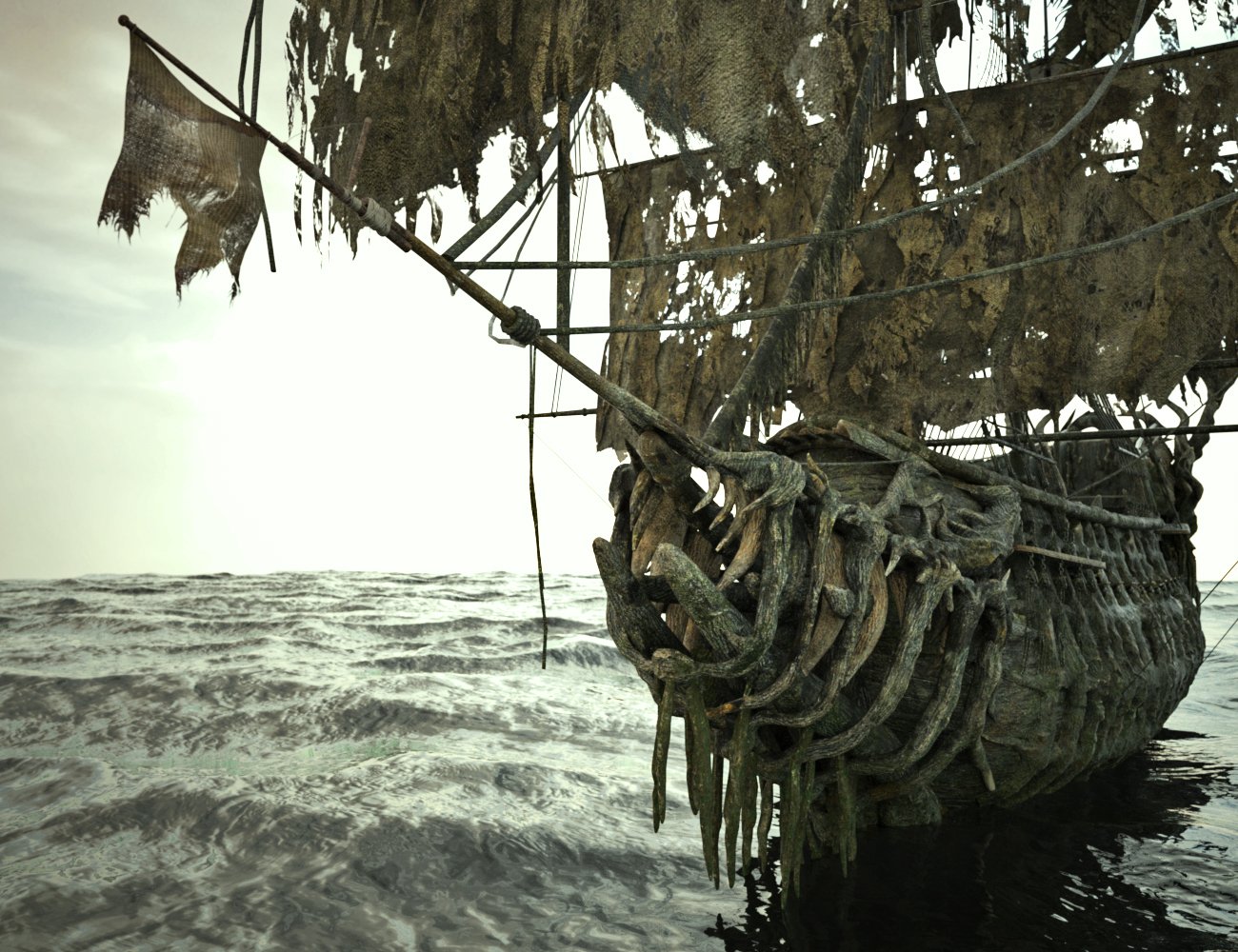 XI Dreaded Pirate Ship | Daz 3D