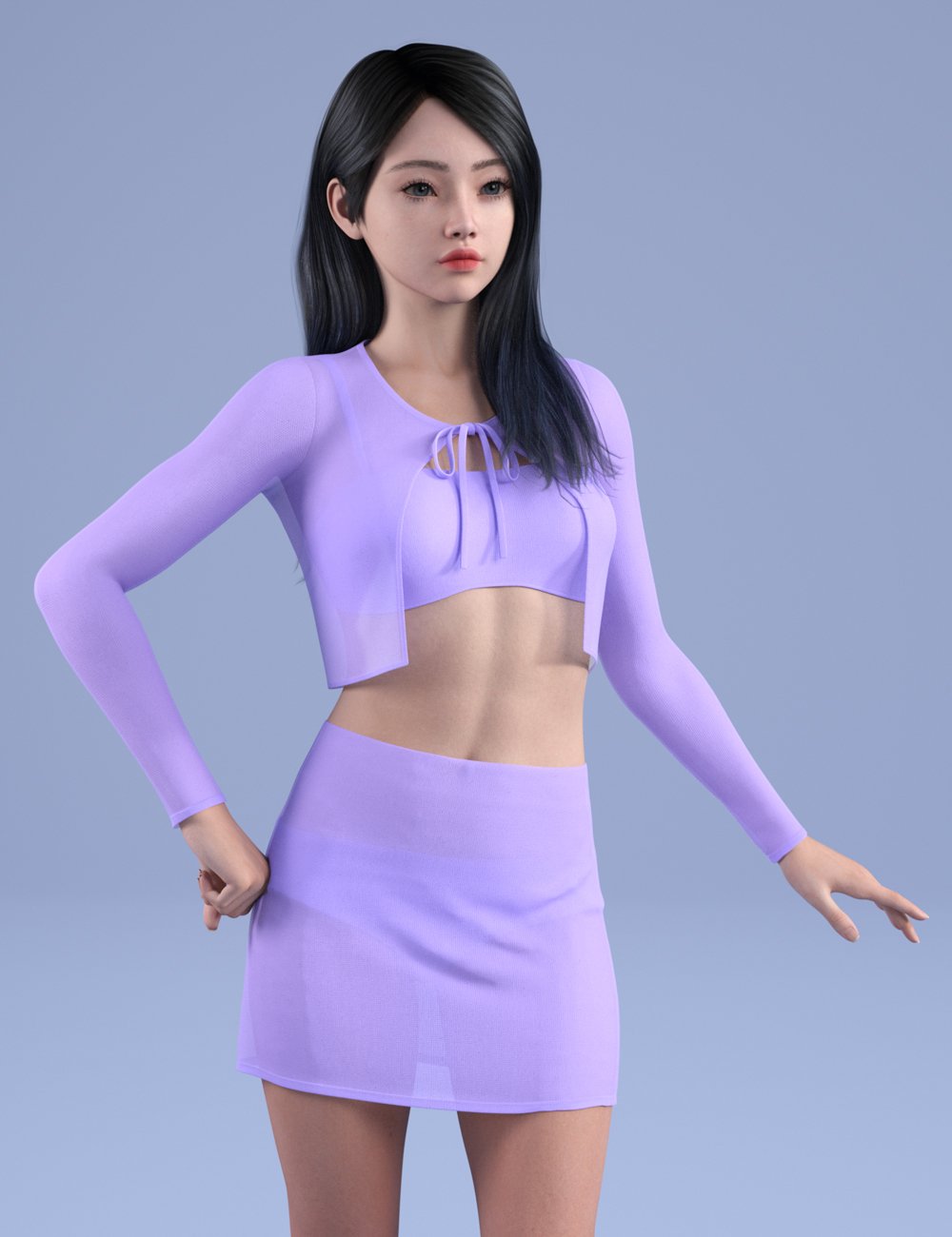 dForce HnC24 Swimsuit Outfits for Genesis 9 by: IH Kang, 3D Models by Daz 3D