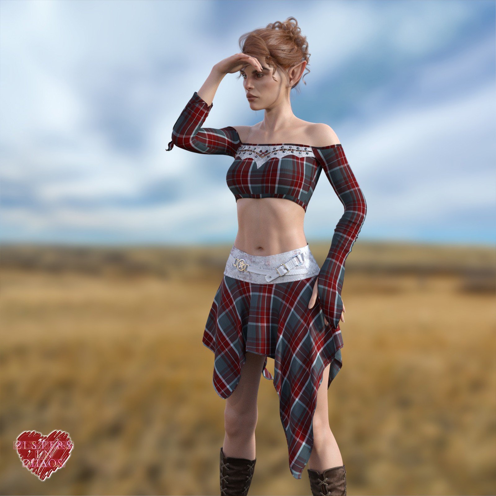 SIC Chix for Wren G8xF Daz 3D