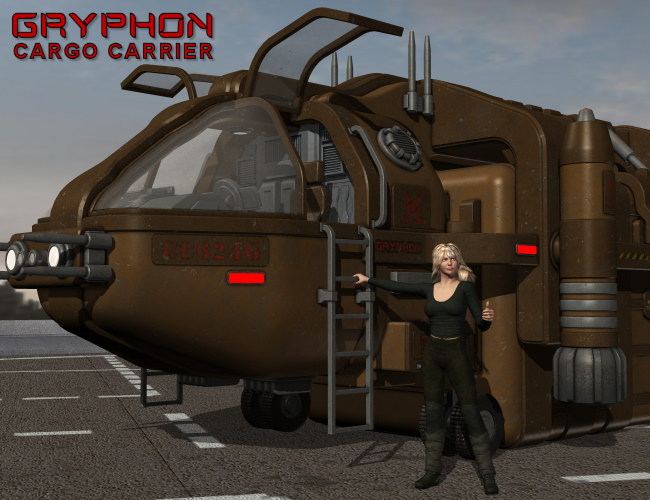 Gryphon Cargo Carrier Daz 3D