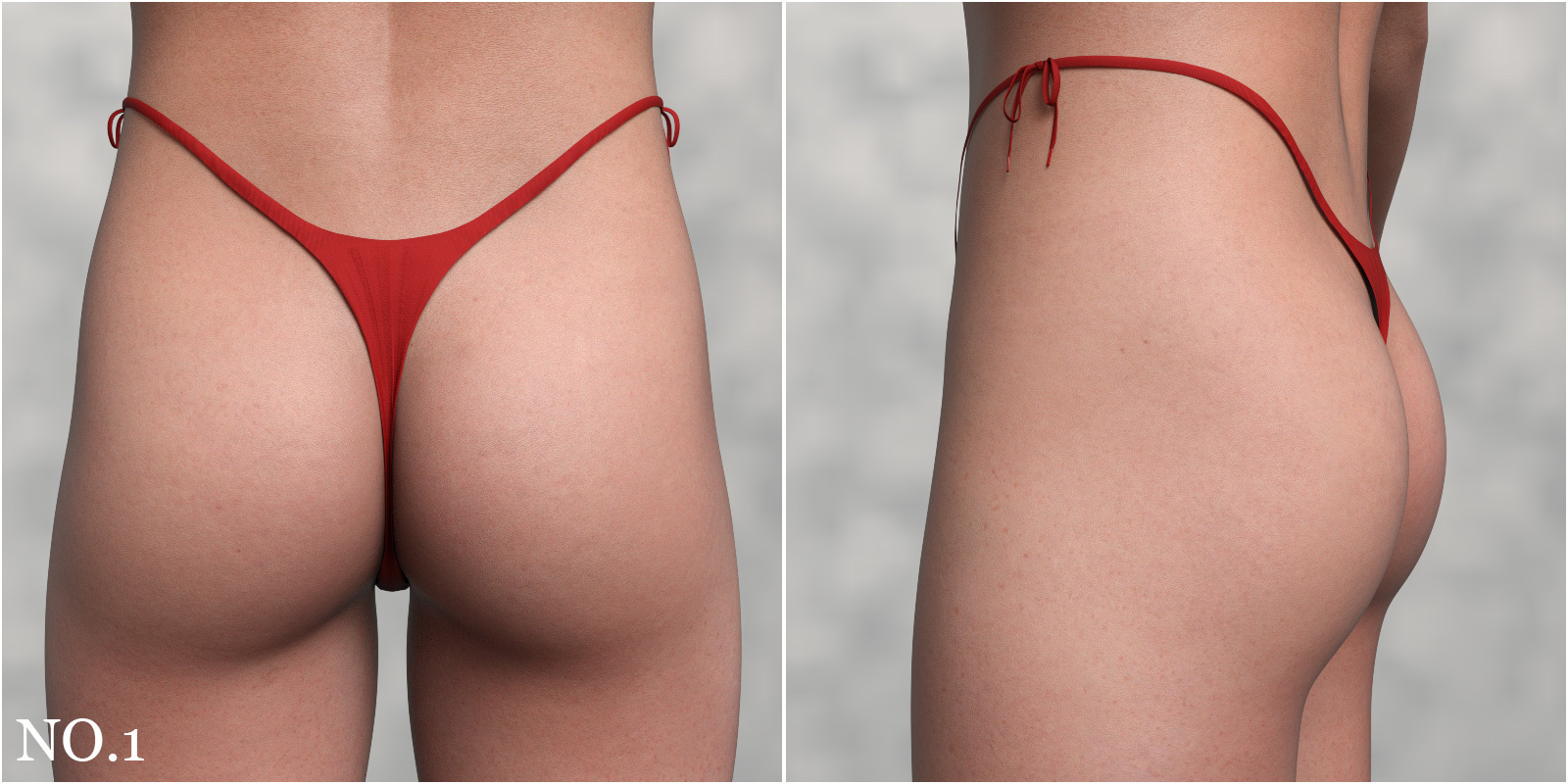 Small Glutes Morphs for Genesis 9 Vol 1